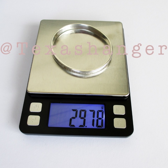 Coach Signature Sterling Silver Bangle Bracelet - Picture 4 of 8